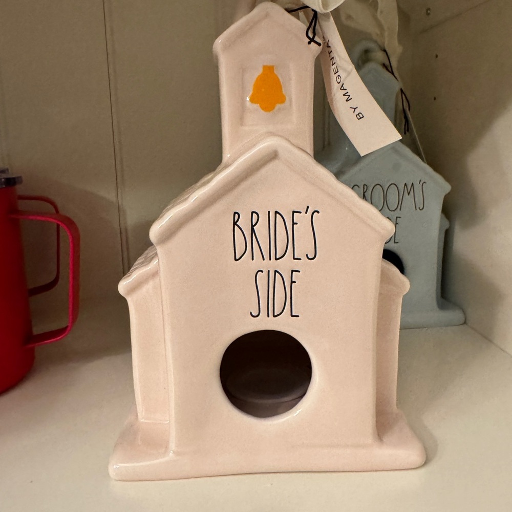Rae Dunn Cream Bride's Side Birdhouse